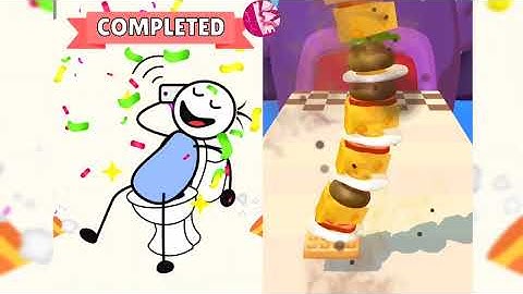 Satisfying ASMR Gameplay - Help Me : Tricky Story vs Sandwich Runner All Levels