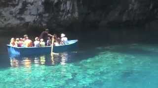 Melissani cave greece | Kefalonia greece | Greece video Tour(Melissani Cave (Greek: Μελισσάνη) or Melissani Lake, also Melisani is a cave located on the island of Kefalonia, northwest of Sami, about 5 km SE of Agia ..., 2015-06-10T02:28:21.000Z)