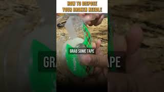 How to Properly Dispose a Broken Needle #sewingtips #safetyfirst #sewingcommmunity