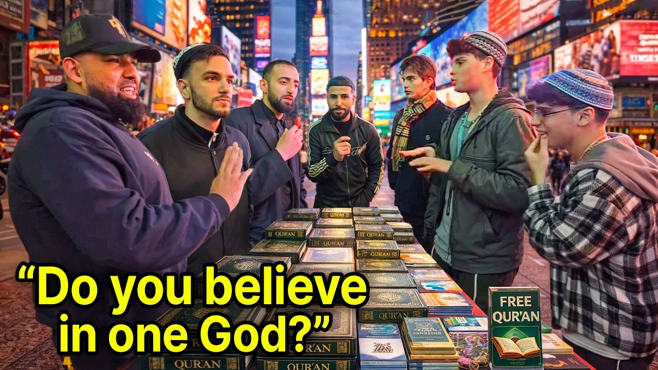 Many American Men Interested in Islam (Times Square NYC)
