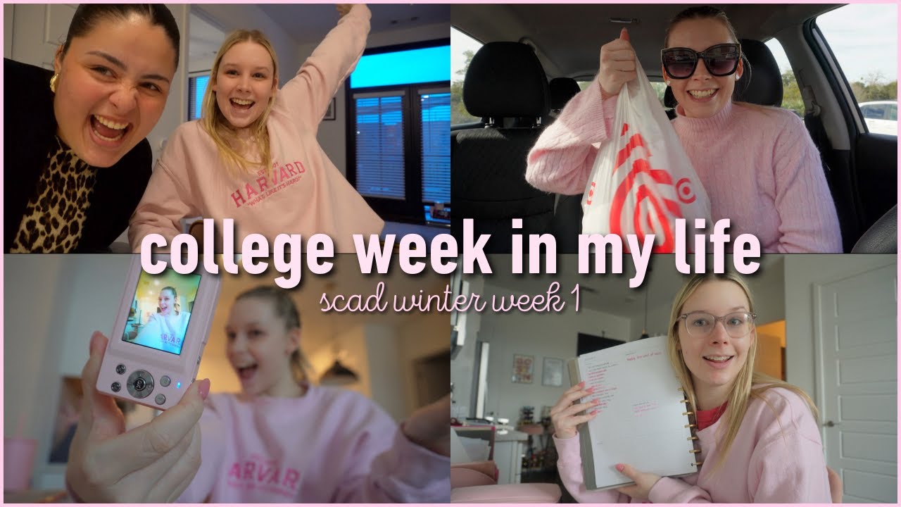 College Week in my Life || SCAD Savannah Winter Quarter Week 1