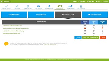 Post videos to your favorite social media using SeoSamba marketing platform