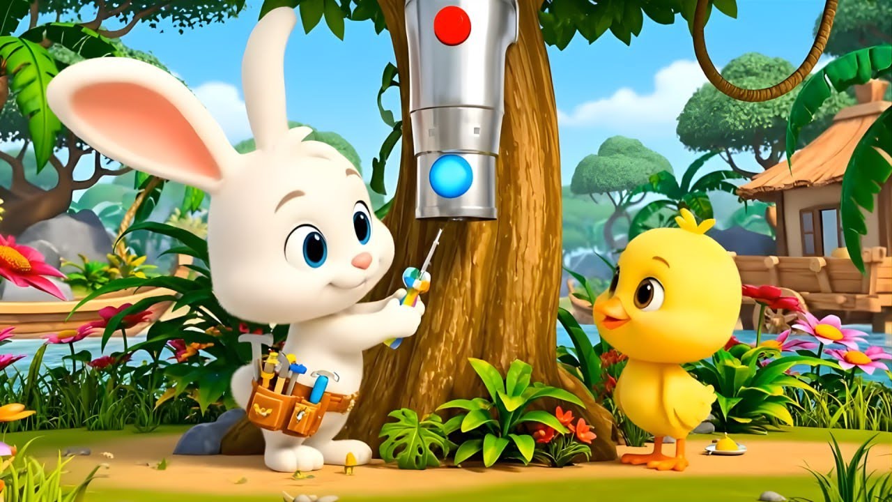 🐰🐥 The Bunny & Little Chick Discover a Magic Machine! | Dodo & Roro