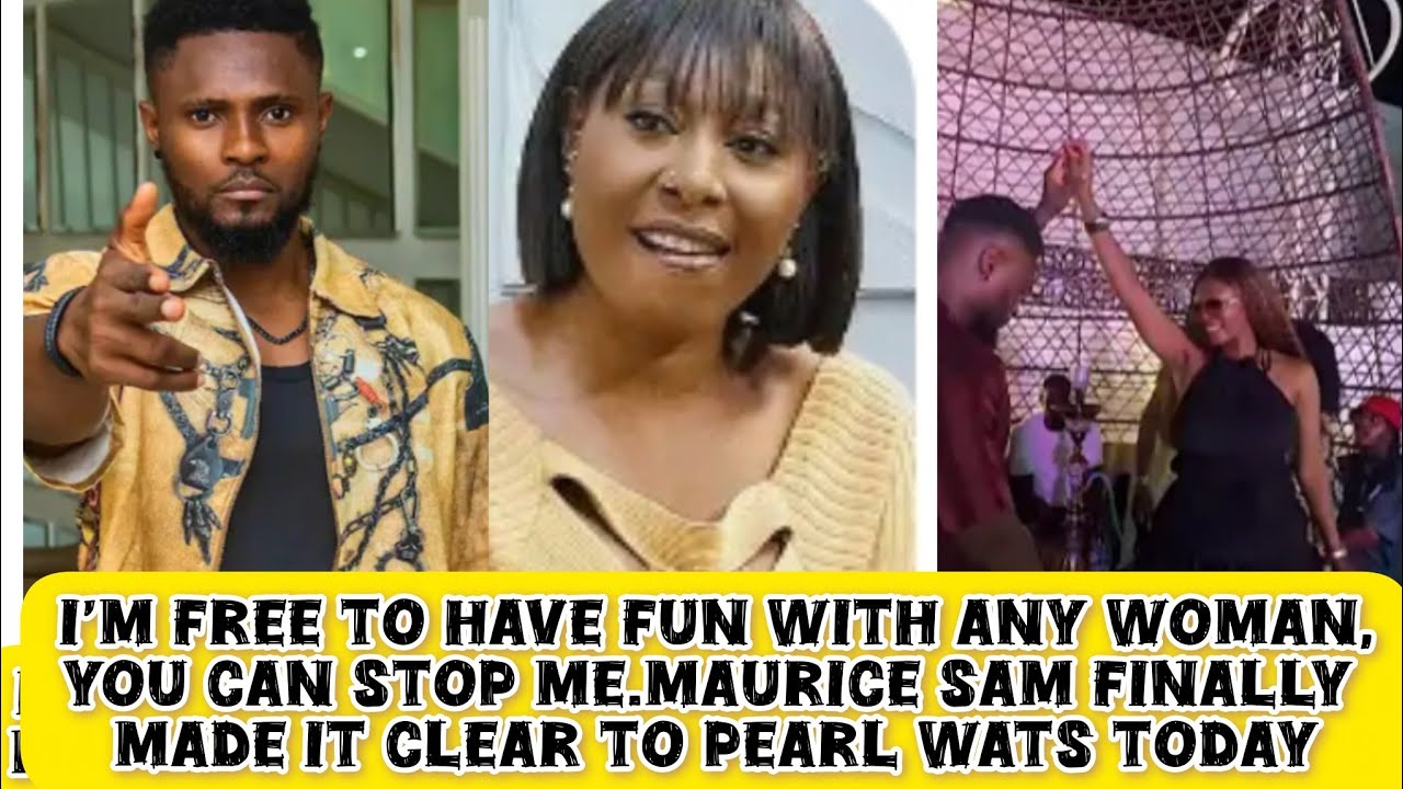 You can't stop me 😡😡Maurice sam finally made it clear to pearl as he broke his silence to her