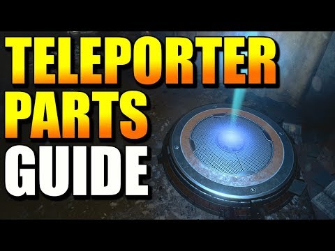 ALL TELEPORTER PARTS GUIDE on Alpha Omega (Call of Duty BO4 DLC 3)