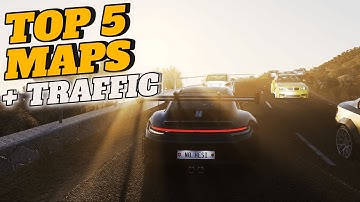 TOP 5 OPEN WORLD Maps with TRAFFIC for ASSETTO CORSA in 2024