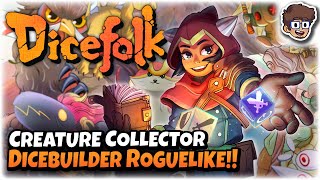 I LOVE This Creature Collector Dicebuilder Roguelike!! | Let's Try Dicefolk