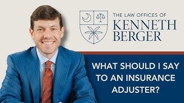 What Should I Say to an Insurance Adjuster? | Car Accident Attorney Kenneth Berger