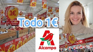 Todo a 1€! Muchos productos rebajados 1€ hasta el 12/10 en Alcampo