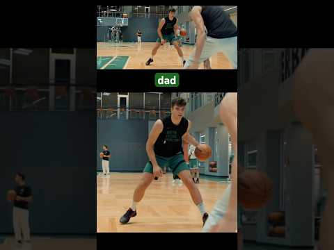 Basketball is in Hugo Gonzalez’s DNA 🧬 #celtics #nba #shorts