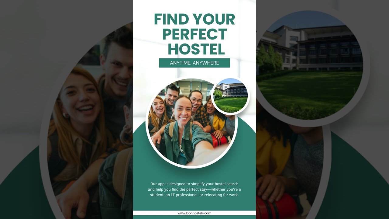 Frustrated Searching for a Hostel? 🤯 Find & Book Instantly with Looh App