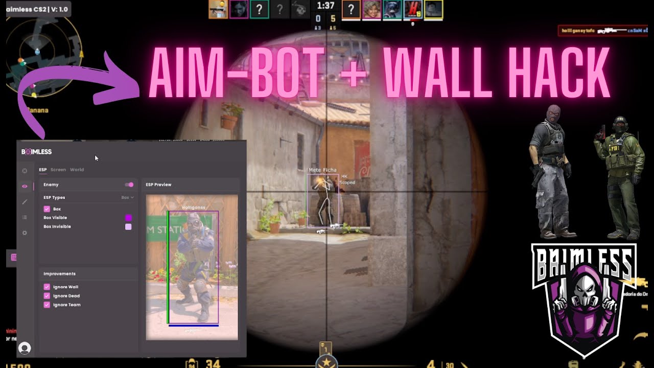 CSGO 2 - SENDO LEGIT EM COMPETITIVO COM BAIMLESS - YouTube