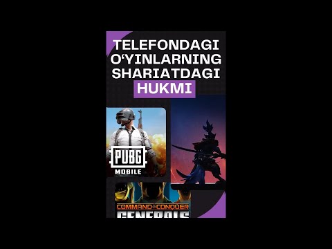 Telefondagi o‘yinlarni shariatdagi hukmi?