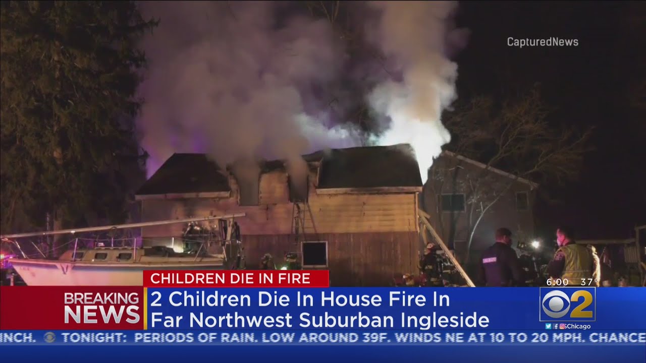 House Fire Kills 2 Young Girls In Northwest Suburban Ingleside - YouTube