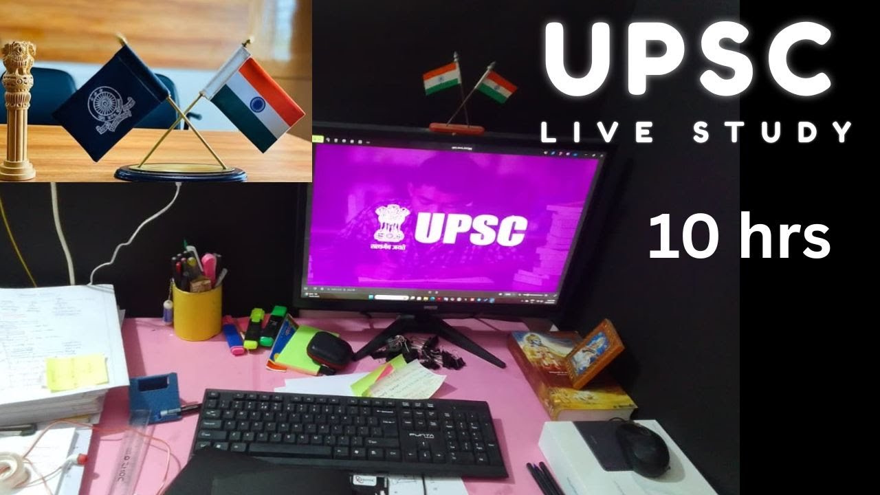 Late Night Study With Me Live | Calm Focus Session for IAS/IPS Aspirants