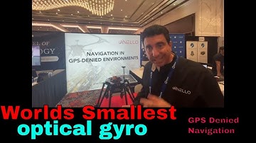 Navigating GPS Denied Environments -World smallest optical gyro on a chip - Anello Photonics