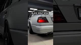 Mercedes w124 e500 ASMR😍#mercedes #black #wolf #w124 #e500