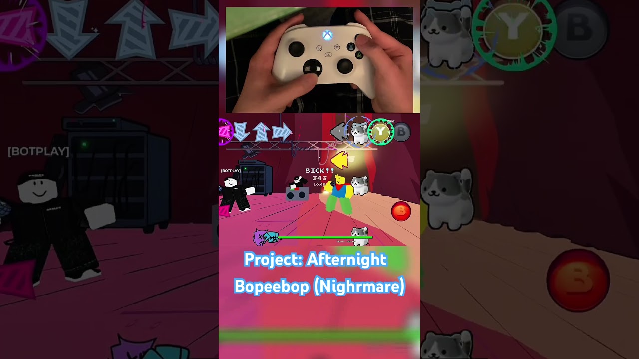 Project: Afternight. Bopeebop (Nightmare) Gameplay 