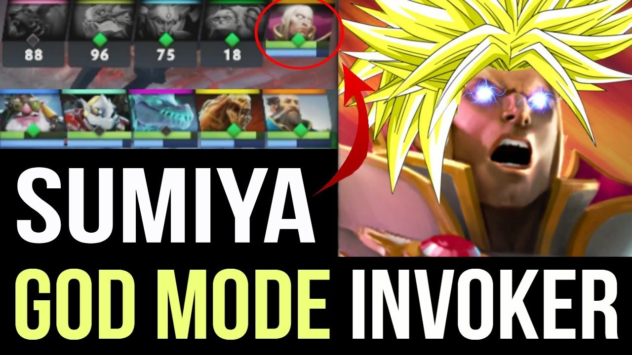 GOD MODE SumiYa Best Invoker Gameplay Epic Combo Try Hard Comeback WTF Dota 2