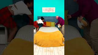 Poolside Dreams: The Ultimate Mini Bed Challenge! 😄🛏️🌊