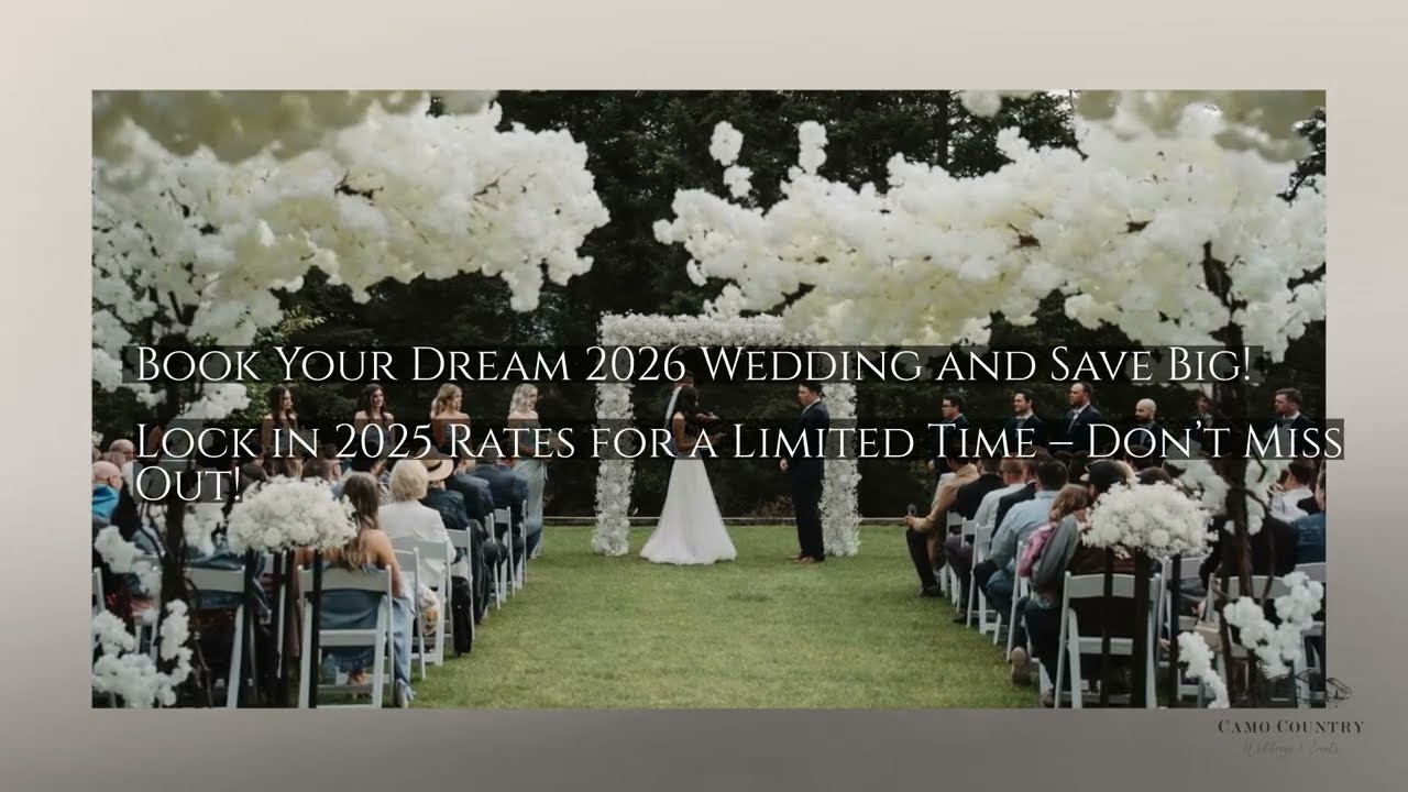 Camo Country Wedding & Events 2025 season