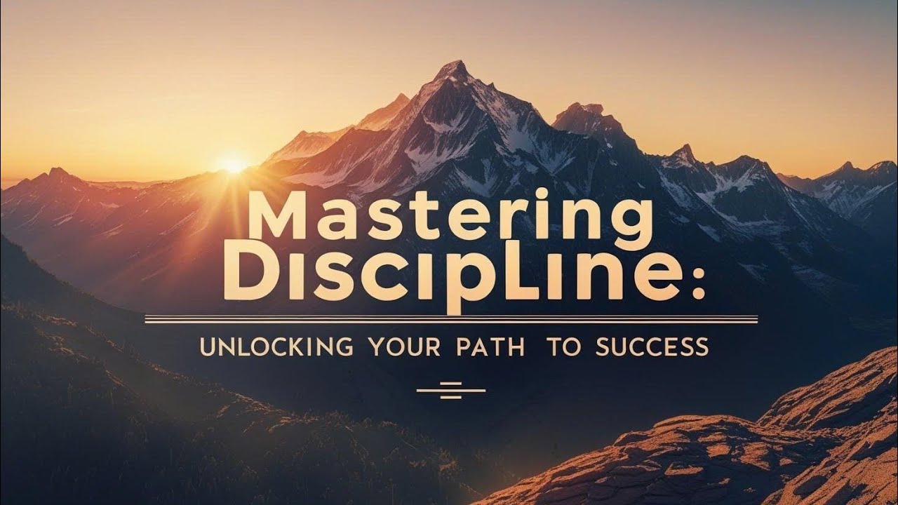Mastering Discipline Unlocking Your Path to Success - YouTube