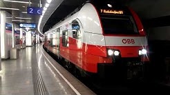 Siemens Desiro ML ÖBB 4746 CityJet jako S-Bahn S7 do Flughafen Wien Bahnhof 17.07.2018 4k