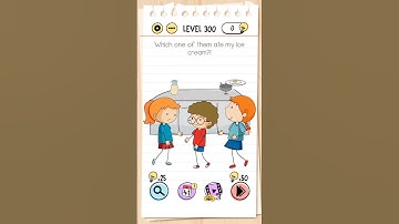 Brain test level 300 #gameplay #puzzle #gameworld #braintest #snack #dop