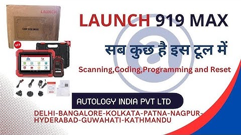 Launch 919 Max Multibrand Diagnostic tool ,Unboxing 2024