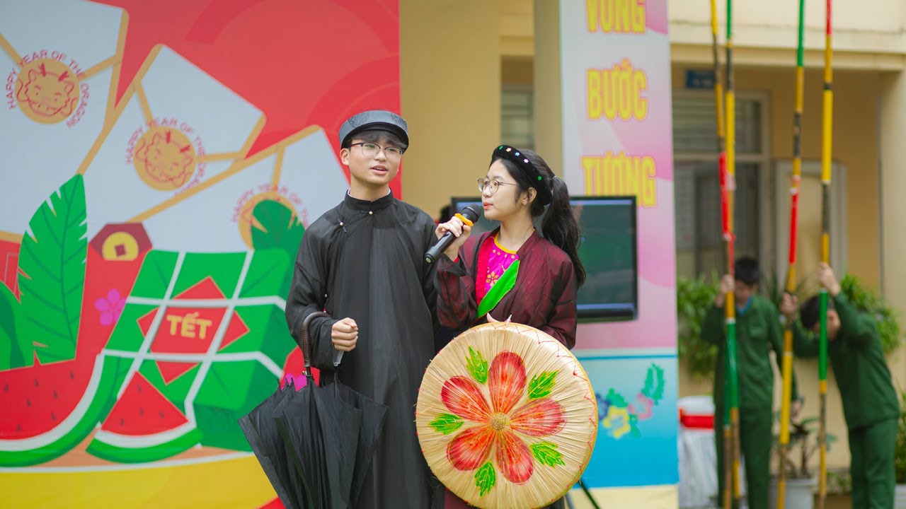 HỘI CHỢ XUÂN - BA MIỀN GẮN KẾT - TRƯỜNG THCS VĨNH NGỌC - HỘI XUÂN 2024.