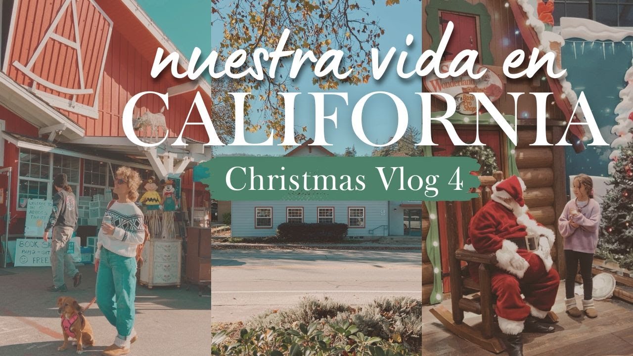 🇺🇸 🎄 VLOGMAS 4 | Compras Navideñas en MARSHALLS  | Santa Claus | FELTON: un pueblecito con encanto