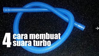 4 Cara  Mudah Membuat Suara Turbo