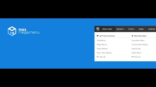 Max Mega Menu-WordPress.