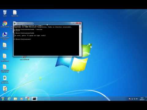 Como instalar o NodeJS e SailsJS no Windows 7