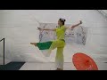 Chinese Dance from Girl with umbrella at Cleveland Asian Festival