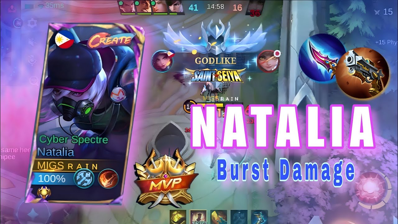 Natalia V.S  Wanwan and Kagura | Mythic Immortal Match 