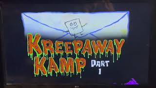 SpongeBob - Kreepaway Kamp Part 1 Title Card (YTV airing) @andykishore