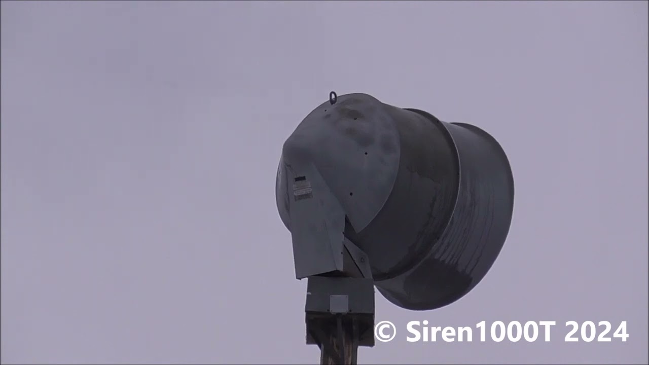 Milwaukee, WI ACA P-50 Tornado Siren Test January 10th, 2024