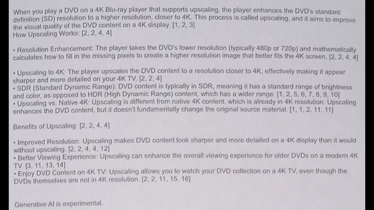 Upscaling to 4K For Your DVD 