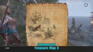 ESO Summerset, Treasure Map V, Location, The Elder Scrolls Online, Treasure Map 5