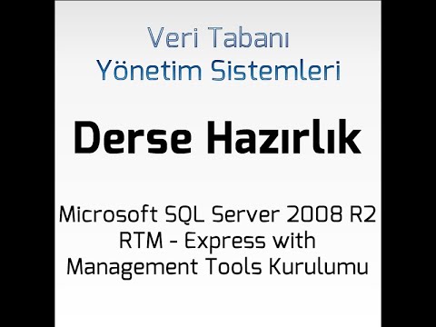 Video: SQL Server 2012, Windows Server 2008 r2 üzerinde çalışacak mı?