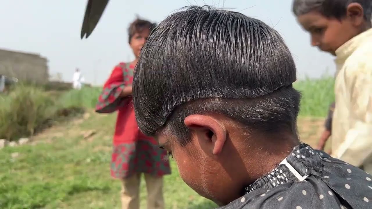 ASMR Haircut of a Brave Boy | SHOCKING Military Transformation | ROADSIDE BARBER ✂️
