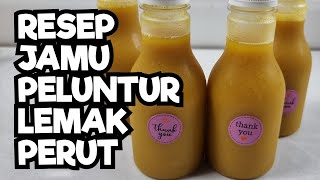 Resep Jamu Peluntur Lemak Perut Alami dan Mudah Dibuat