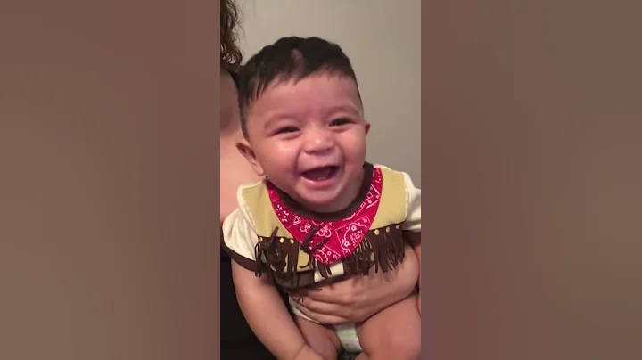 Laughing baby - Baby CJ literally laughed til he c...