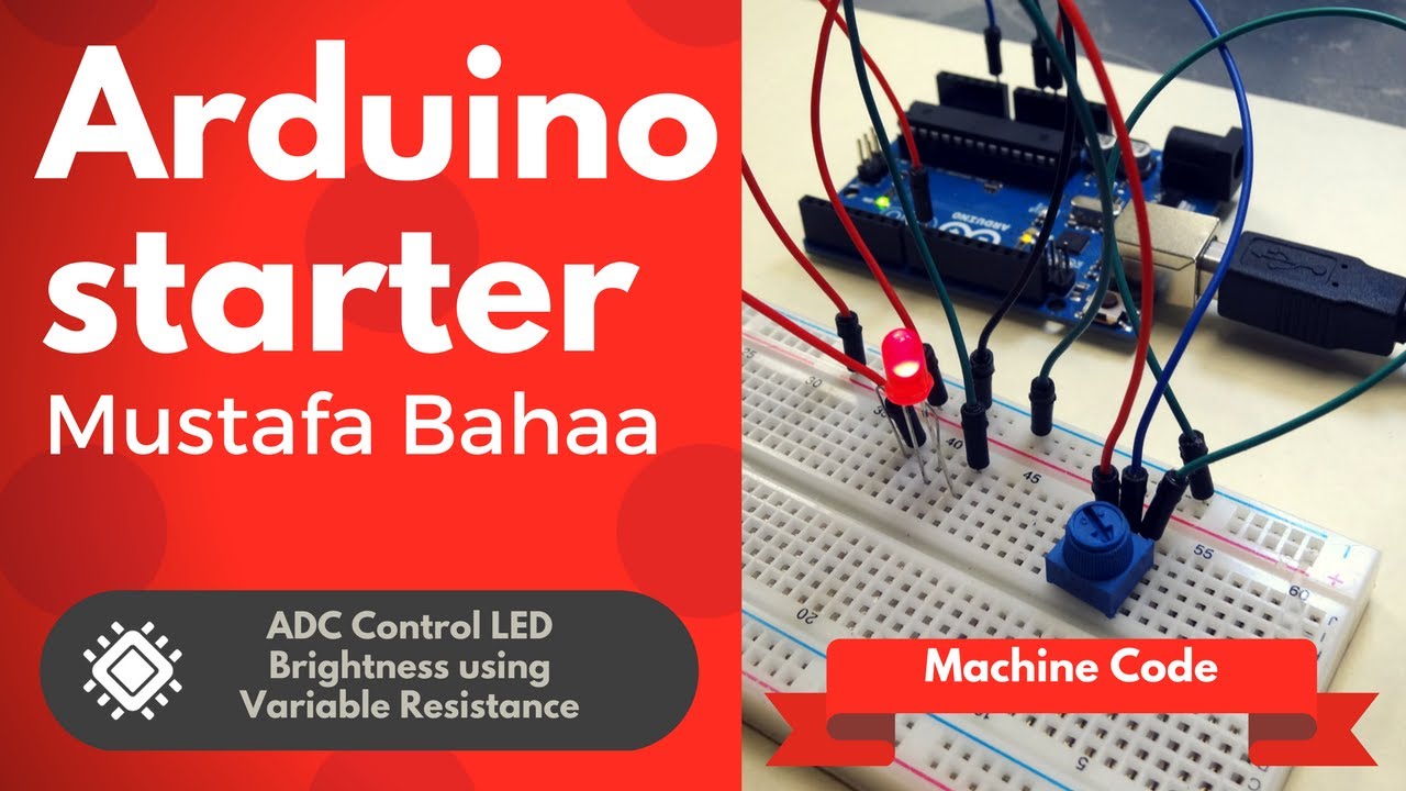 ADC Control LED Brightness using Variable Resistance YouTube