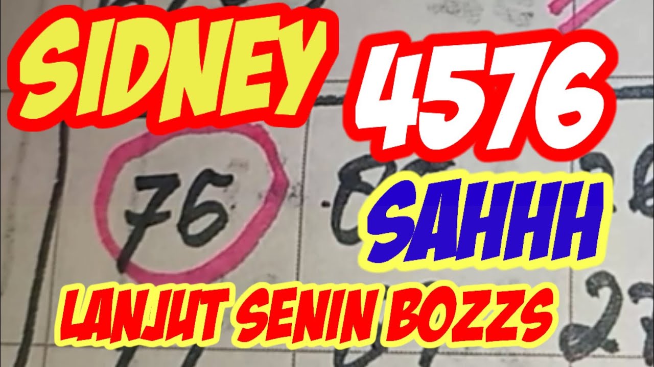 16+ Bocoran Sidney Hari Ini Senin