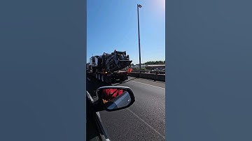 Milling Machine on a Lowboy on the Garden State Parkway 👍