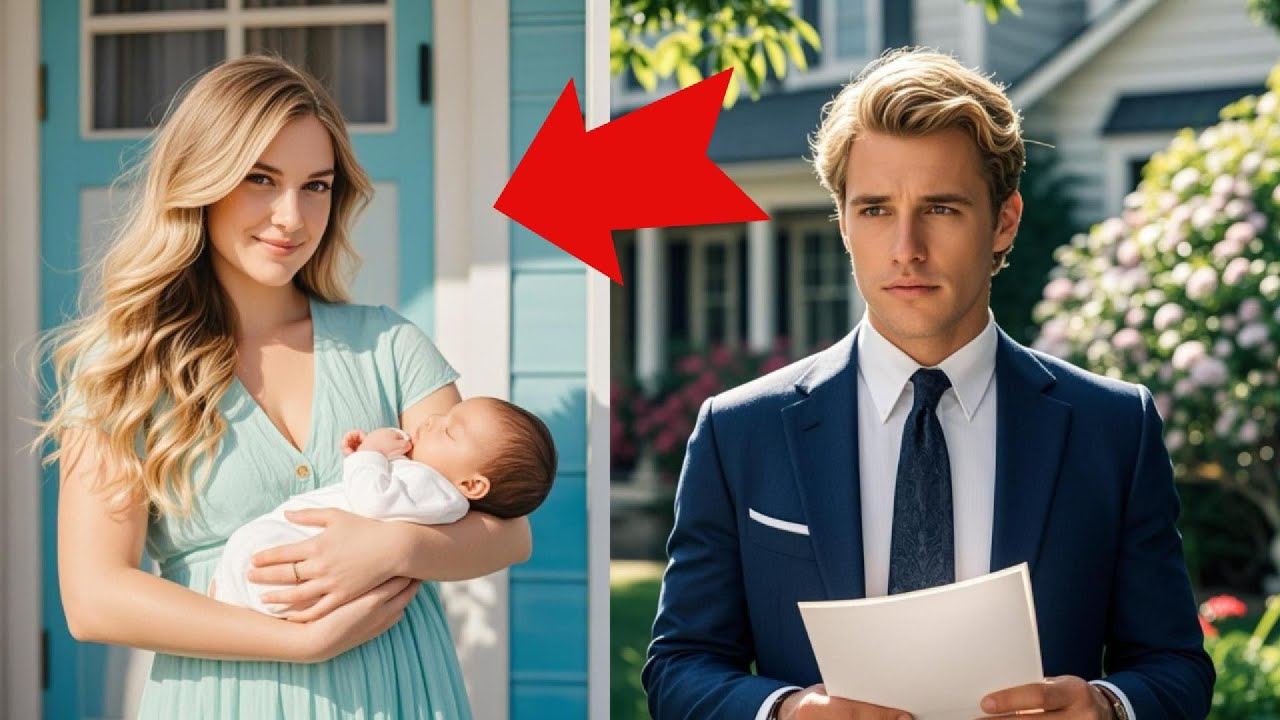 A MILLIONAIRE ARRIVED TO FINALIZE HIS DIVORCE AND UNEXPECTEDLY FOUND A NEWBORN IN HER ARMS