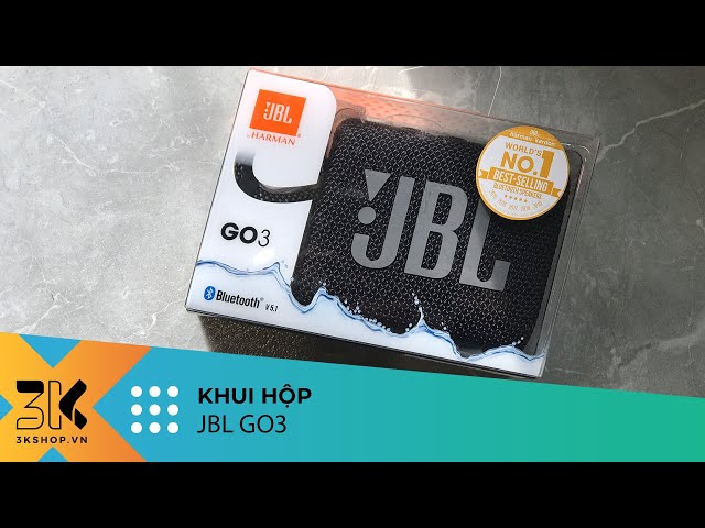 Unboxing | Trên tay JBL GO3 - Loa bluetooth nhỏ gọn chống nước IP67