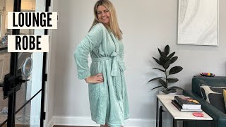 Ekouaer Women's Comfy Fleece Bathrobe Try-On